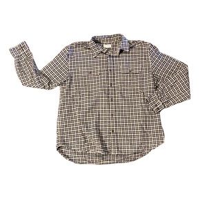 Magellan Long Sleeve Buffalo Check Button Down Shirt Size XL